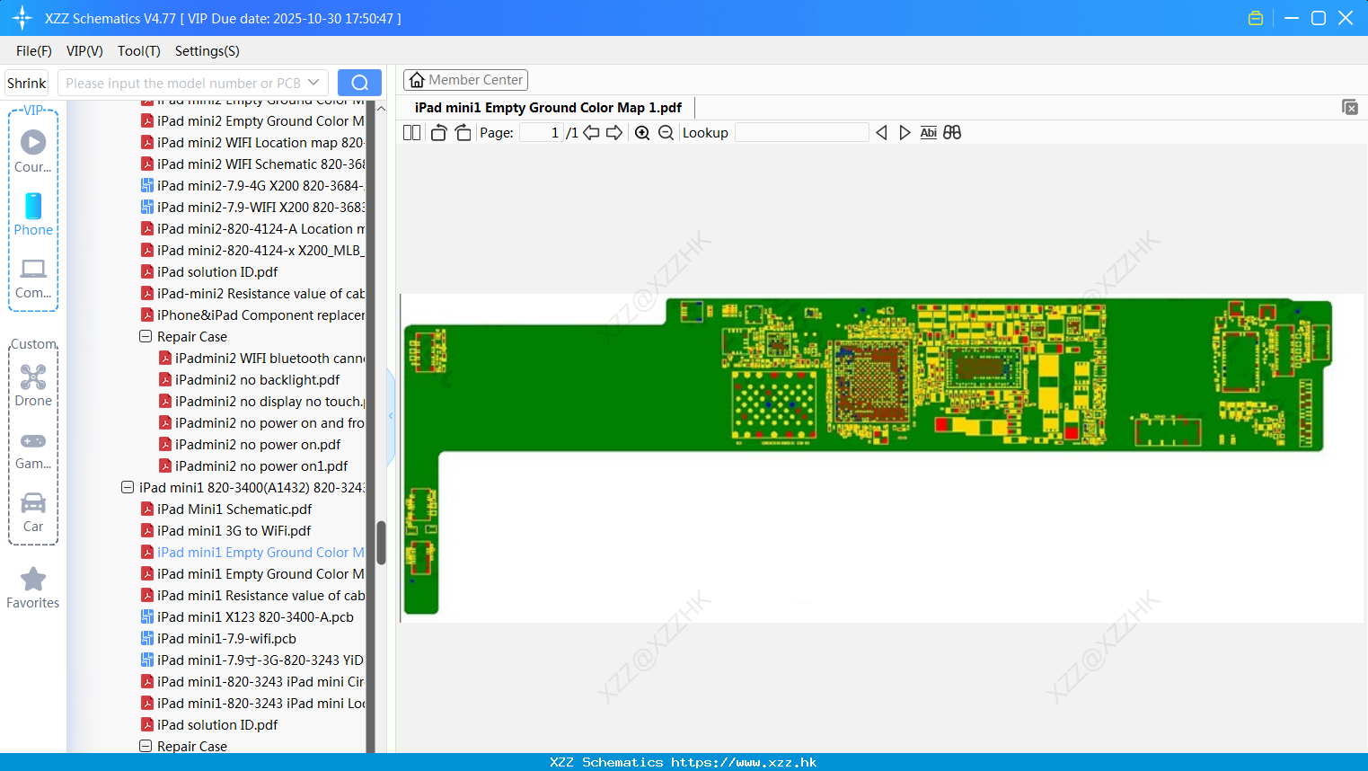 IPad Mini1 Empty Ground Color Map 1